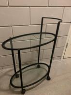 Trolley van glas, Ophalen of Verzenden, Gebruikt