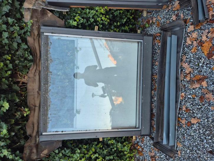 Velux dakramen, Doe-het-zelf en Verbouw, Glas en Ramen, Gebruikt, Dakraam, 120 tot 160 cm, 80 tot 120 cm, Dubbelglas, Ophalen