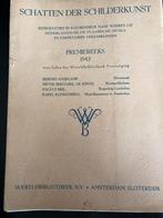 Schatten der Schilderkunst Premiereeks 1943/44, Ophalen of Verzenden, Gelezen, Catalogus