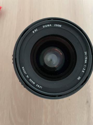 Sigma zoomlens 24-70 mm 1:2.8 voor Nikon beschikbaar voor biedingen