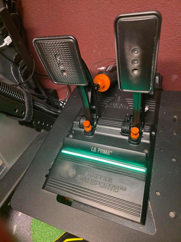 Asetek La Prima Pedalen met Forte Upgrades, Computers en Software, Overige Computers en Software, Zo goed als nieuw, Ophalen of Verzenden