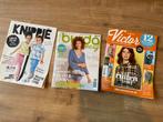 Naaitijdschriften: Knippie, Burda Easy, La Maison Victor, Hobby en Vrije tijd, Overige merken, Kind, Ophalen of Verzenden, Overige typen