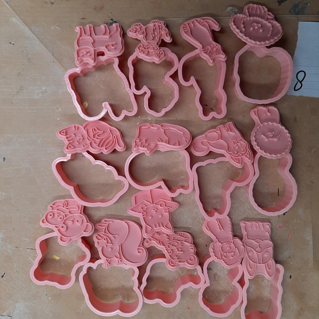 Koekjes uitstekers of klei ornamentjes dieren, Ophalen of Verzenden