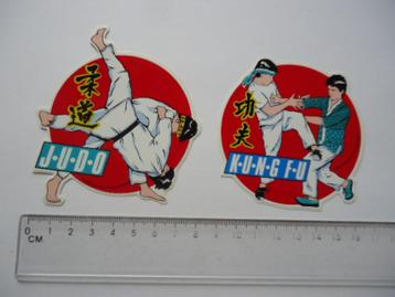 sticker oud Karate strip 1985 Kung Fu Blue Studios retro beschikbaar voor biedingen