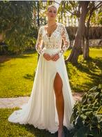 Sale! Sexy trouwjurk met split. Direct leverbaar!, Ophalen, Nieuw, Wit, Trouwjurk