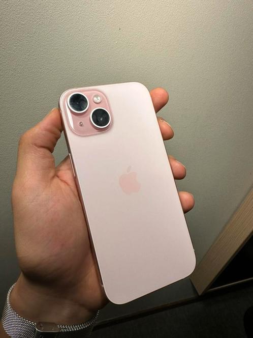 Iphone 15 256gb roze, Telecommunicatie, Mobiele telefoons | Apple iPhone, Zo goed als nieuw, 256 GB, Zonder abonnement, iPhone 15