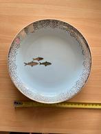 Gouden schaaltje met 3 vissen, Huis en Inrichting, Ophalen of Verzenden