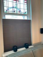Plissé gordijn antraciet, Gebruikt, 100 tot 150 cm, 200 cm of meer, Ophalen of Verzenden