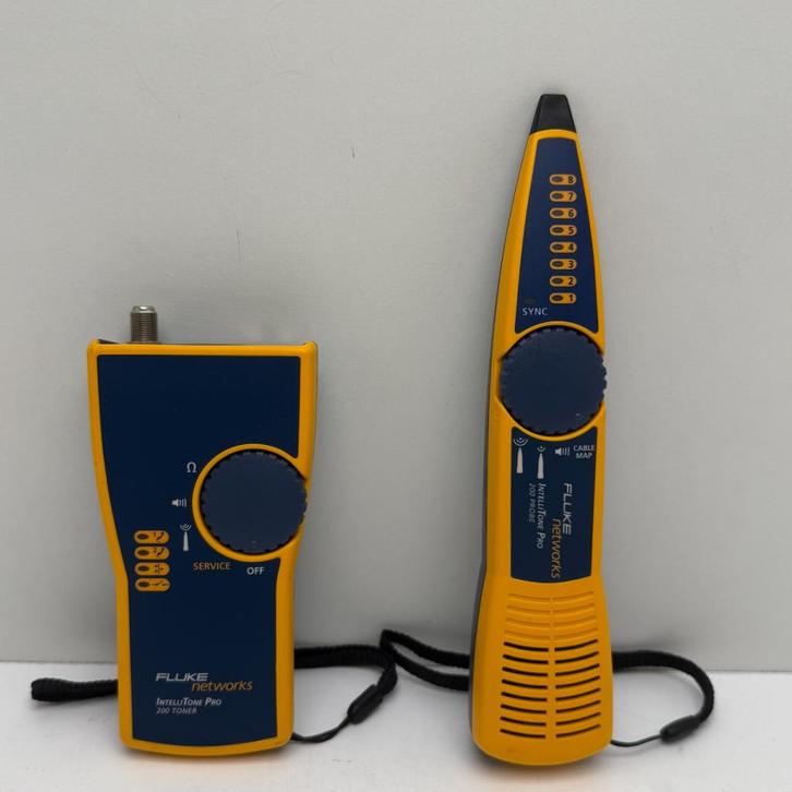 Fluke intellitone pro 200 lan toner + probe | Met Garantie, Doe-het-zelf en Verbouw, Meetapparatuur, Zo goed als nieuw