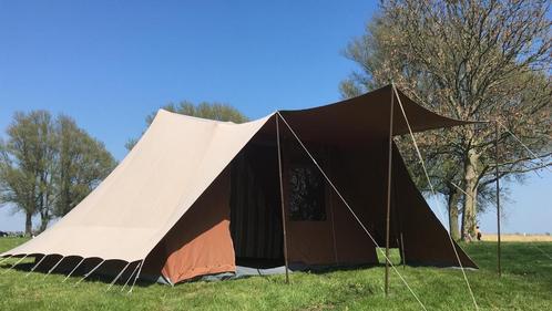 De waard tent:  Vergrote zilvermeeuw met veel extra’s, Caravans en Kamperen, Tenten, meer dan 6, Gebruikt, Ophalen of Verzenden