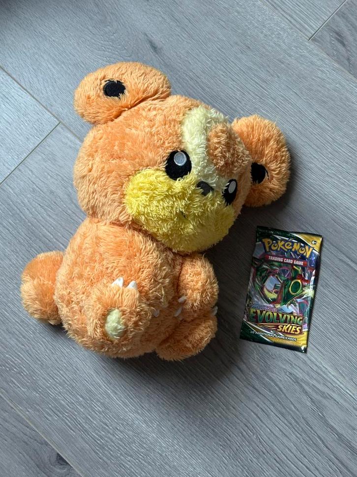 Teddiursa - Pokémon knuffel uit Japan, Kinderen en Baby's, Speelgoed | Knuffels en Pluche, Zo goed als nieuw, Beer, Ophalen of Verzenden