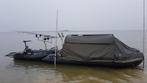 Rubber boot 4.2m  met tent en trailer! (Raptor i boat fox), Overige merken, Ophalen of Verzenden, Zo goed als nieuw, Benzine
