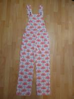 Lichtroze jumpsuit met bloemen van de HEMA, maat 146/152, Overige typen, Meisje, Ophalen of Verzenden, Zo goed als nieuw