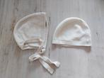 2 creme kleurige babymutsjes H en M en Zeeman, Kinderen en Baby's, Babykleding | Mutsen, Sjaals en Wanten, Maat 62, Meisje, H&M