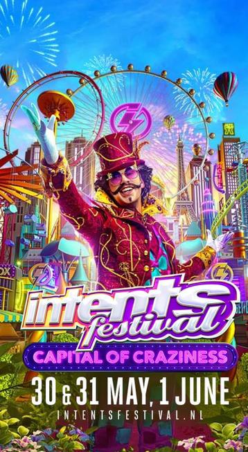 Met korting & thuis ophalen: weekend tickets Intents+camping beschikbaar voor biedingen