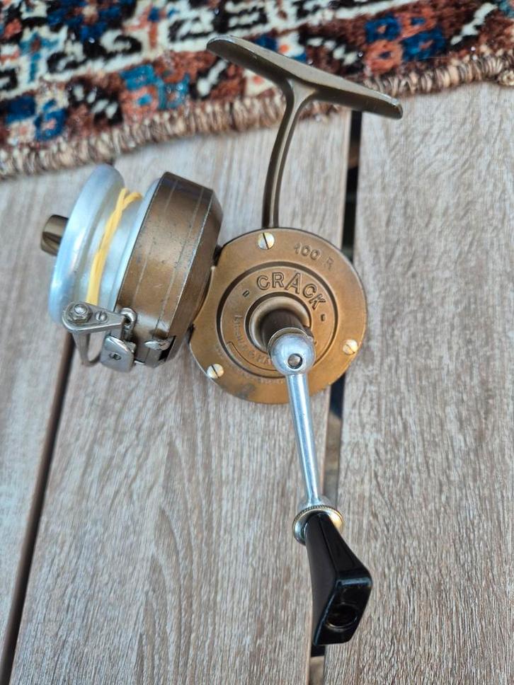 Crack 100 met speciale custom spoel van job kneppers, Watersport en Boten, Hengelsport | Algemeen, Molen, Ophalen of Verzenden