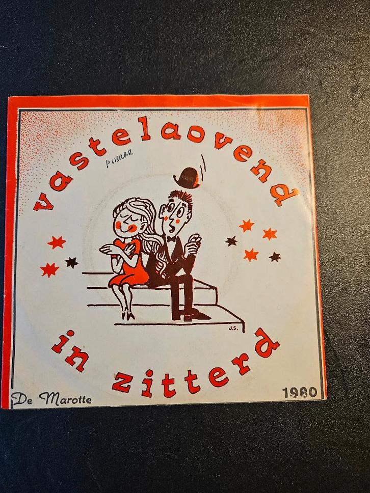 De Marotte - Vastelaovend In Zitterd 1980, Cd's en Dvd's, Vinyl Singles, Gebruikt, Single, Nederlandstalig, 7 inch, Ophalen of Verzenden