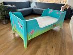 Handbeschilderd peuterbed, Ophalen, Gebruikt, 70 tot 85 cm, 140 tot 160 cm