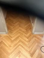 Visgraatvloer eiken tapis + ondervloer, Houten vloeren