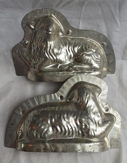 Oude chocoladevorm: hele GROOT LAMMETJE, Antiek en Kunst, Curiosa en Brocante, Ophalen of Verzenden