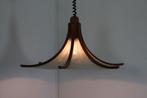 Vintage domus hanglamp teak gratis verzending Deens, Ophalen of Verzenden, Hout, Minder dan 50 cm