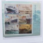 Engeland Mi blok 19  Ocean Liners, Ophalen of Verzenden, Gestempeld