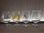 Duvel glazen 4x, Ophalen of Verzenden, Zo goed als nieuw, Glas of Glazen, Duvel