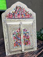 Marokkaanse handbeschilderde spiegel oosters arabisch geel, Huis en Inrichting, Minder dan 50 cm, Ophalen of Verzenden, Schipluidenlaan 20 5035KJ Tilburg