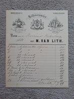 Originele rekening 1881 Den Haag M van Lith Fruithandel, Ophalen of Verzenden