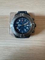 Breitling Super Avenger Chronograph 48 Night Mission, Overige materialen, Leer, Breitling, Polshorloge