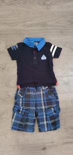 Baby Blue korte broek maat 68 en polo korte mouw maat 74, Ophalen of Verzenden, Nieuw, Jongetje