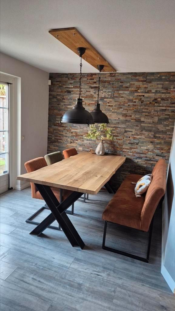 Compleet eetkamer set, Huis en Inrichting, Complete eetkamers, Gebruikt, 4 tot 6 stoelen, Ophalen