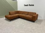 GRATIS LEVERING Z.G.A.N microleer hoekbank 275x210 Gereinigd, 250 tot 300 cm, Ophalen of Verzenden, Zo goed als nieuw, 150 cm of meer
