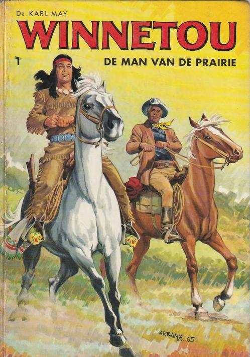 Winnetou de man van de prairie deel 1, Boeken, Stripboeken, Gelezen, Ophalen of Verzenden