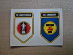 Panini Voetbal 80 Badge FC Amsterdam SC Cambuur, Ophalen of Verzenden, Zo goed als nieuw, Ajax, Poster, Plaatje of Sticker