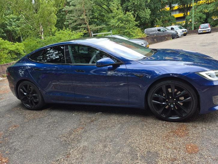Tesla Model S 2018 Blauw, Auto's, Tesla, Particulier, Model S, 4x4, ABS, Achteruitrijcamera, Adaptieve lichten, Adaptive Cruise Control