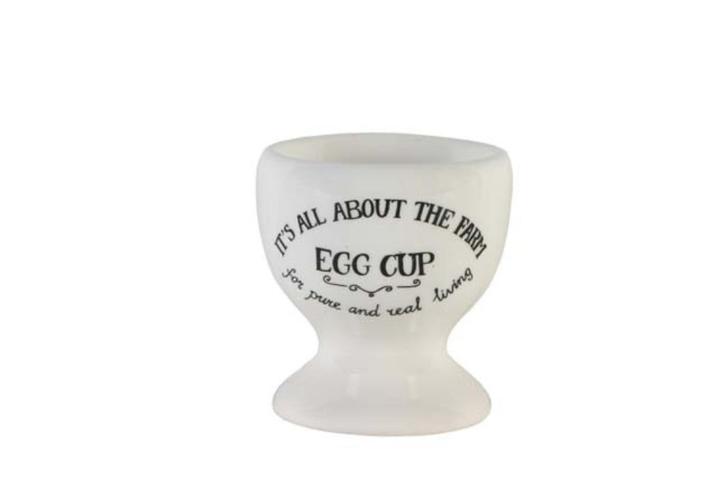 Eierdopjes Koe Moo servies, Huis en Inrichting, Keuken | Servies, Nieuw, Overige typen, Overige stijlen, Porselein, Ophalen of Verzenden