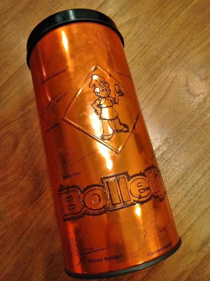 Beschuitbus, Verzamelen, Blikken, Gebruikt, Beschuit, Bolletje, Ophalen of Verzenden