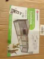 Flamingo sunshine konijnenhok, Dieren en Toebehoren, Knaagdieren en Konijnen | Hokken en Kooien, Ophalen, 110 cm of meer, 60 tot 90 cm