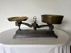Oude Antieke Force 10 Kg Weegschaal Balans IJzeren Koperen, Antiek en Kunst, Antiek | Gereedschap en Instrumenten, Ophalen of Verzenden