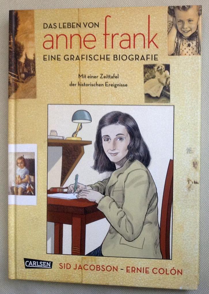 Anne Frank Grafische Biografie Sid Jacobson Ernie Colon DE, Boeken, Stripboeken, Eén stripboek, Verzenden