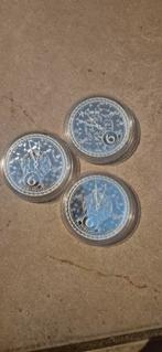 Zilveren Tokelau Chronos Munt 3x, Ophalen of Verzenden