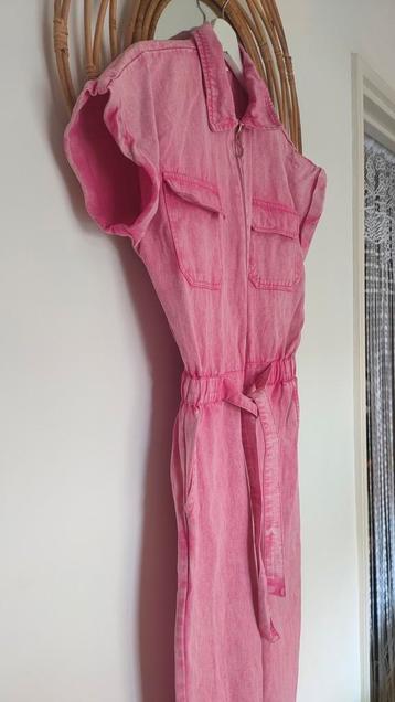 Jumpsuit, roze, spijkerstof, 🌷maat S beschikbaar voor biedingen