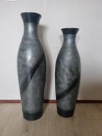 2 grote hoge binnen siervazen, hoogte 80 cm en 72 cm, Huis en Inrichting, Woonaccessoires | Vazen, Ophalen, Overige kleuren, Aardewerk of Porselein