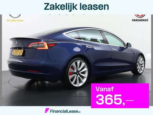 Tesla Model 3 Performance AWD 513pk FSD-MEEGELEVERD PAKKET!, Auto's, Tesla, Bedrijf, Lease, Financial lease, Model 3, ABS, Achteruitrijcamera