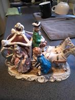 Leuke porseleinen koets in zeer goede staat, Ophalen, Zo goed als nieuw