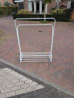 Wit Aluminium Kledingrek met Schoenenrek, Ophalen, Gebruikt