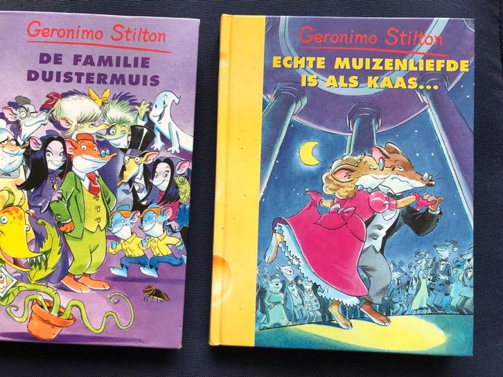 2 Geronimo Stilton Boekjes, Boeken, Kinderboeken | Jeugd | onder 10 jaar, Gelezen, Fictie algemeen, Ophalen of Verzenden