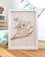 Poster Koala you & me A4 kinderkamer babykamer decoratie, Rechthoekig Staand, Verzenden, A4 of kleiner, Nieuw