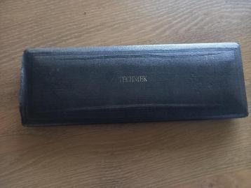 Oude Passerdoos Techniek T VI binnen zwart verlours +/-1935 beschikbaar voor biedingen